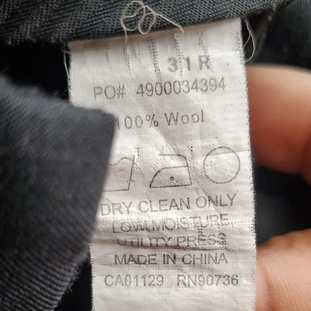 Calvin Klein Charcoal Black Grey 2 Piece Suit - Picture 10 of 17